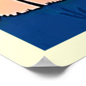 レトロSF惑星シーン ポスター (角)