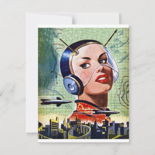 レトロSF招待状 招待状 (正面)