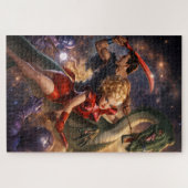 レトロSF・ファンタジー宇宙アート ジグソーパズル (横)