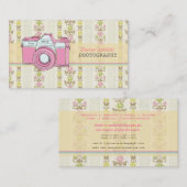 レトロSLRのカメラの写真撮影の名刺 名刺 (正面/裏面)