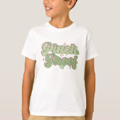 レトロSt patricks dayピンチ防止Tシャツ Tシャツ (正面)