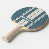 レトロStormデュアルボーストライプドの名前 卓球ラケット (正面アングル)