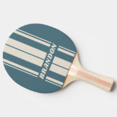 レトロStormデュアルボーストライプドの名前 卓球ラケット (横)