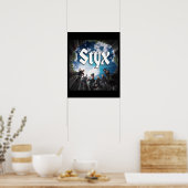 レトロSTYXバンドクラシック音楽ギフトforファン ポスター (キッチン)