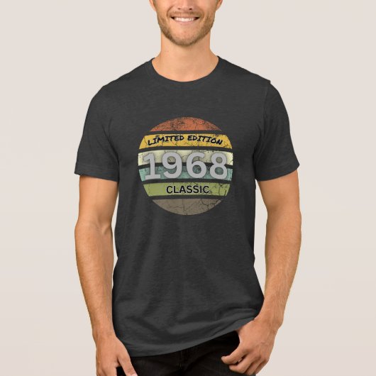 レトロTシャツ限定版 1968 トライブレンドTシャツ (正面)
