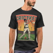 レトロT20クリケットフィーバーTシャツ Tシャツ (正面)
