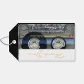 レトロT2 Audiotape 50th誕生日ありがとうギフトT ギフトタグ (裏面横)