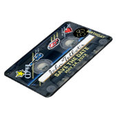 レトロT3 Audiotape 50th birthday Save The Date FPM マグネット (左側)