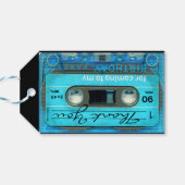 レトロT4オーディオテープ55th誕生日サンキューギフトT ギフトタグ (裏面横)