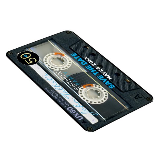 レトロT6オーディオテープ50歳誕生日パーティーFPM マグネット (右側)