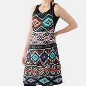 レトロTribal Navajo：幾何学的シームレス。 エプロン (インサイチュ)