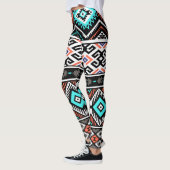レトロTribal Navajo:幾何学的シームレス。 レギンス (左)