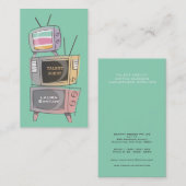 レトロTVの代理の代理店代理店の芸能界カード 名刺 (正面/裏面)