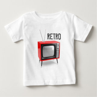 レトロTVの幼児のワイシャツ ベビーTシャツ