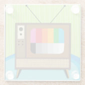 レトロTVタイムコースター ガラスコースター (裏面)