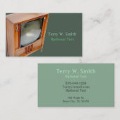 レトロTV名刺 名刺 (正面/裏面)