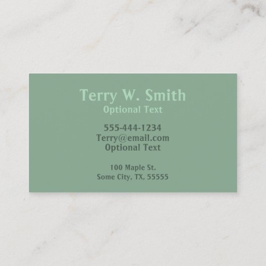 レトロTV名刺 名刺 (裏面)