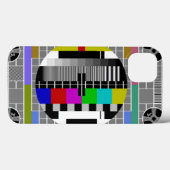 レトロTV文字パターン Case-Mate iPhoneケース (裏面 (横))