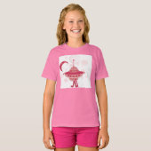 レトロUFOガール Tシャツ (正面フル)