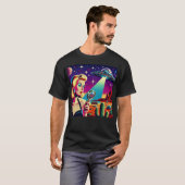 レトロUFOピンナップ Tシャツ (正面フル)
