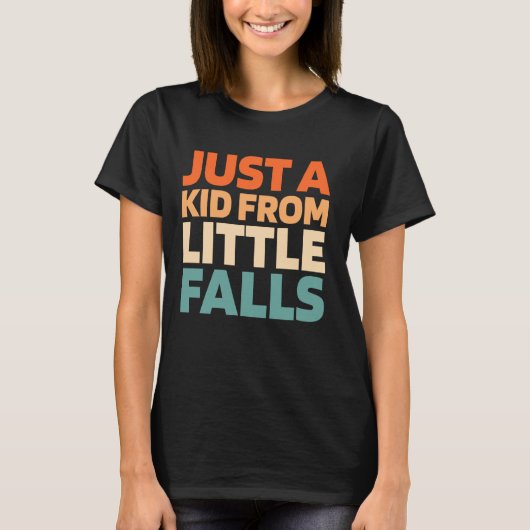 レトロUs City Usa Just A Kid From Minnesota Little Tシャツ (正面)