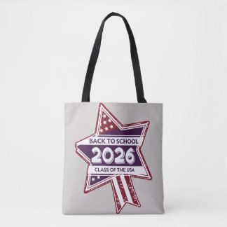 レトロUSAクラス2026新学期 トートバッグ
