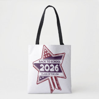 レトロUSAクラス2026新学期 トートバッグ