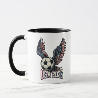 レトロUSAサッカー2026イーグルウィングス マグカップ