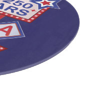 レトロUSA建国250周年マーキーデザイン 1776-2026 カッティングボード (角)