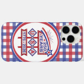 レトロUSA建国250周年マーキーデザイン 1776-2026 Case-Mate iPhoneケース (裏面 (横))