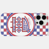 レトロUSA建国250周年マーキーデザイン 1776-2026 Case-Mate iPhoneケース (裏面 (横))