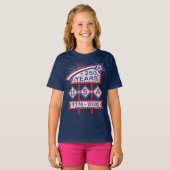 レトロUSA建国250周年マーキーデザイン 1776-2026 Tシャツ (正面フル)