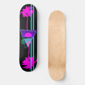 レトロVAPORWAVEビビースケートボード スケートボード (正面)