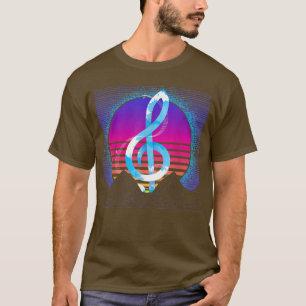 レトロVaporwave Synthwave クラシカル Music 90s Treb Tシャツ
