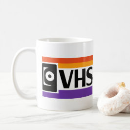 レトロVHSシンボル コーヒーマグ - 80年代 90年代 コーヒーマグカップ