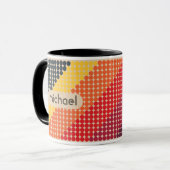 レトロVHSバウハウススモールドットムグ マグカップ (正面左)