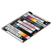 レトロVHSムービーデザイン ノートブック (左側)