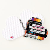 レトロVHSムービーデザイン ノートブック (内部)