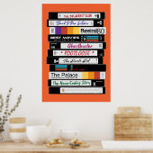 レトロVHSムービーデザイン ポスター (キッチン)