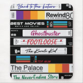 レトロVHSムービーデザイン マウスパッド (正面)