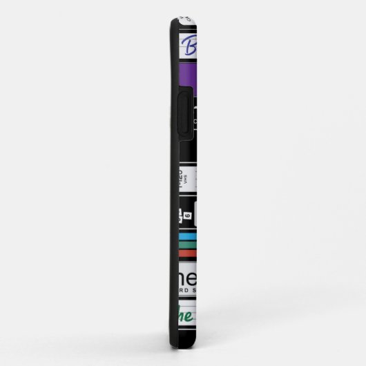 レトロVHS 80の映画 Case-Mate iPhoneケース (裏面/右)