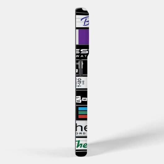 レトロVHS 80の映画 Case-Mate iPhoneケース (裏面 / 右)