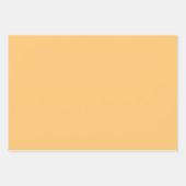 レトロVibe抽象芸術スワール60s 70sピンクとオレンジ ラッピングペーパーシート (正面3)