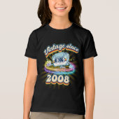 レトロVibes 2008ヴィンテージスタイル17誕生日 トライブレンドTシャツ (正面)