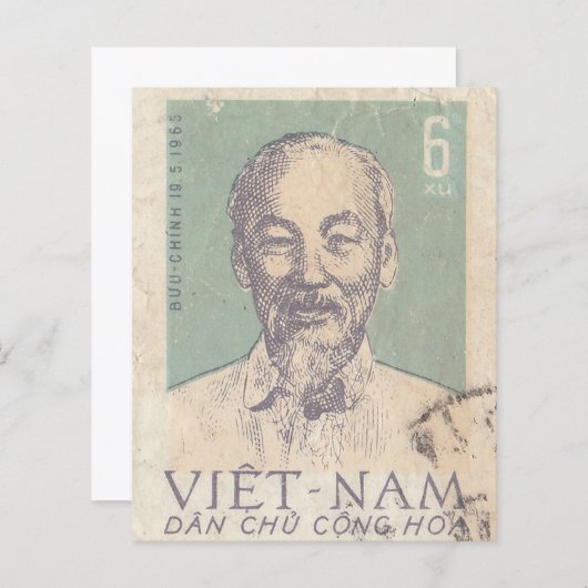 レトロvietnames切手 (正面/裏面)