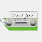 レトロWオーディオテープ55th誕生日サンキューギフトラベル ギフトタグ (裏面横)