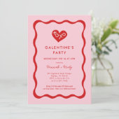 レトロXOXOガレンティンズデイパーティー 招待状 (スタンド正面)