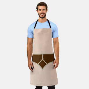 レトロYフロントパンツエプロン エプロン