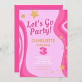 レトロY2Kマリブドール 招待状 (正面/裏面)