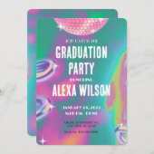 レトロY2k卒業党 招待状 (正面/裏面)